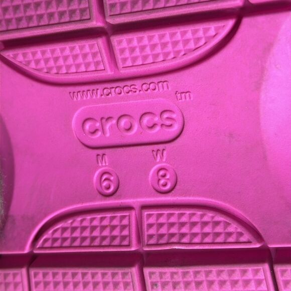 (S2) Crocs Barbie ClogsMovie MegaCrush, size 8 - Picture 11 of 11